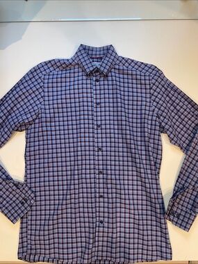 Men’s Eton Button Down Shirt - Contemporary Fit - Large